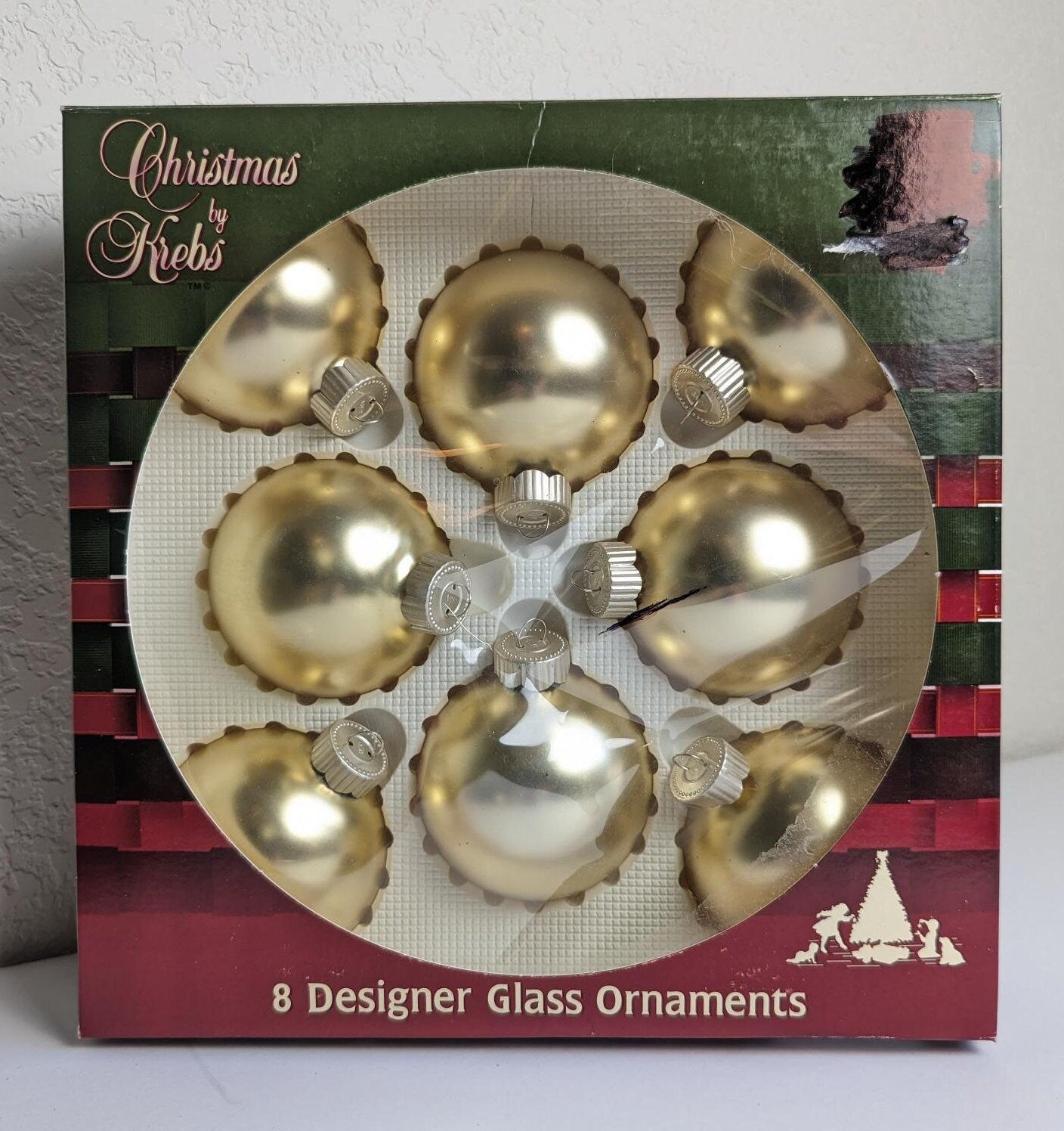 Vintage Martha Stewart Gold Ornaments