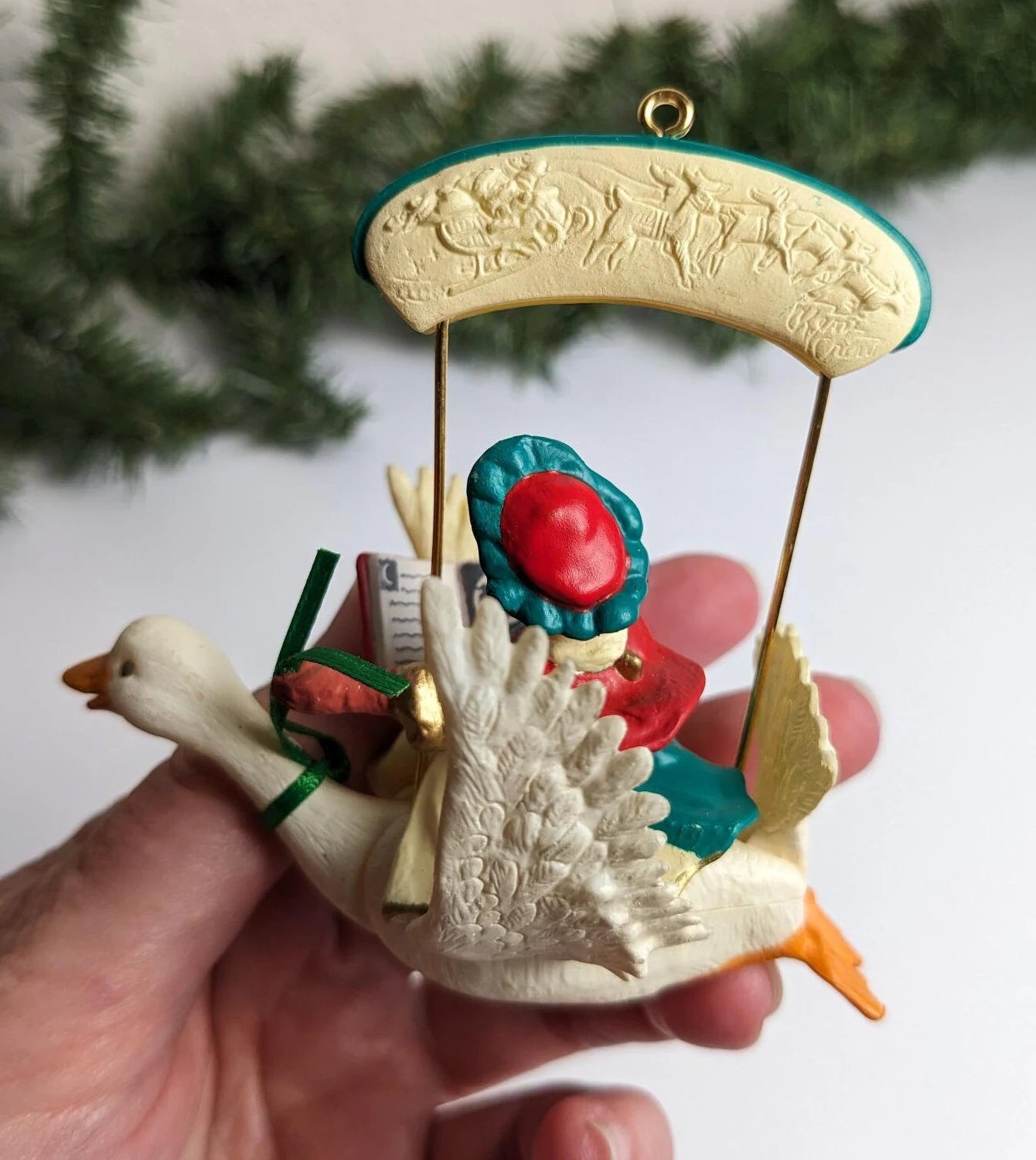 Vintage 1992 Hallmark Mother Goose Ornament