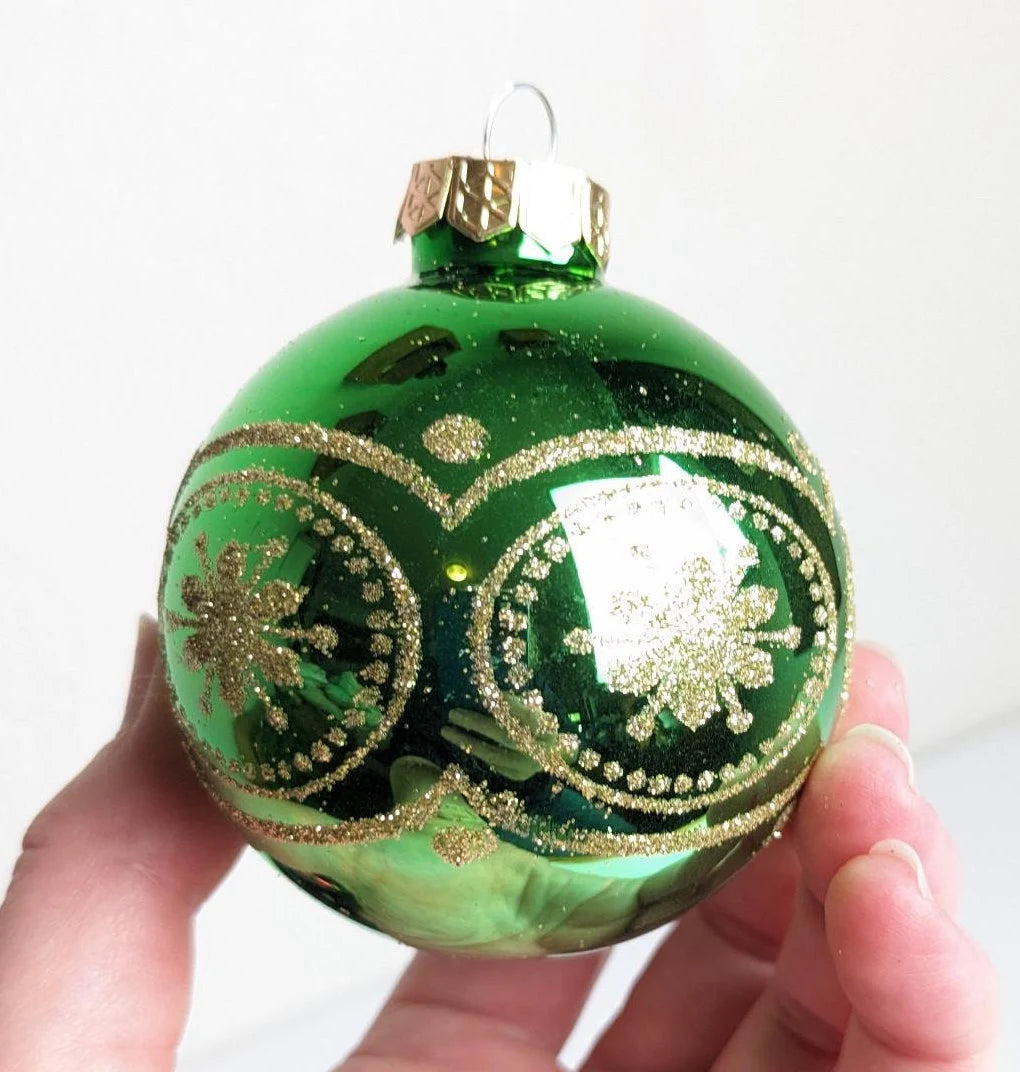 Red and Green Christmas Ornaments