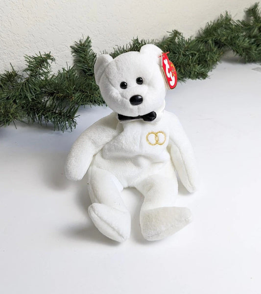 Mr. the Groom Bear Beanie Baby