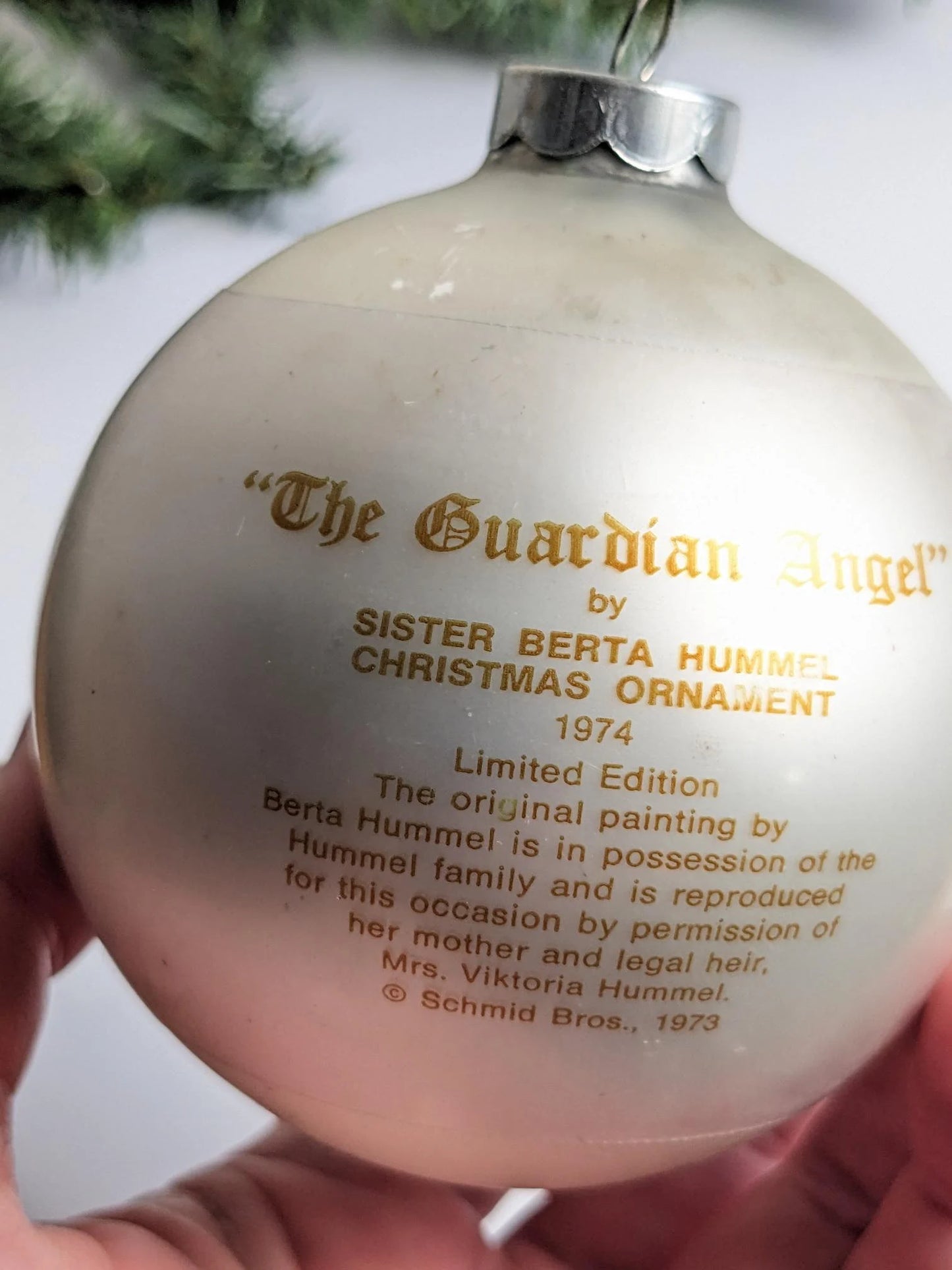 The Guardian Angel Christmas Ornament