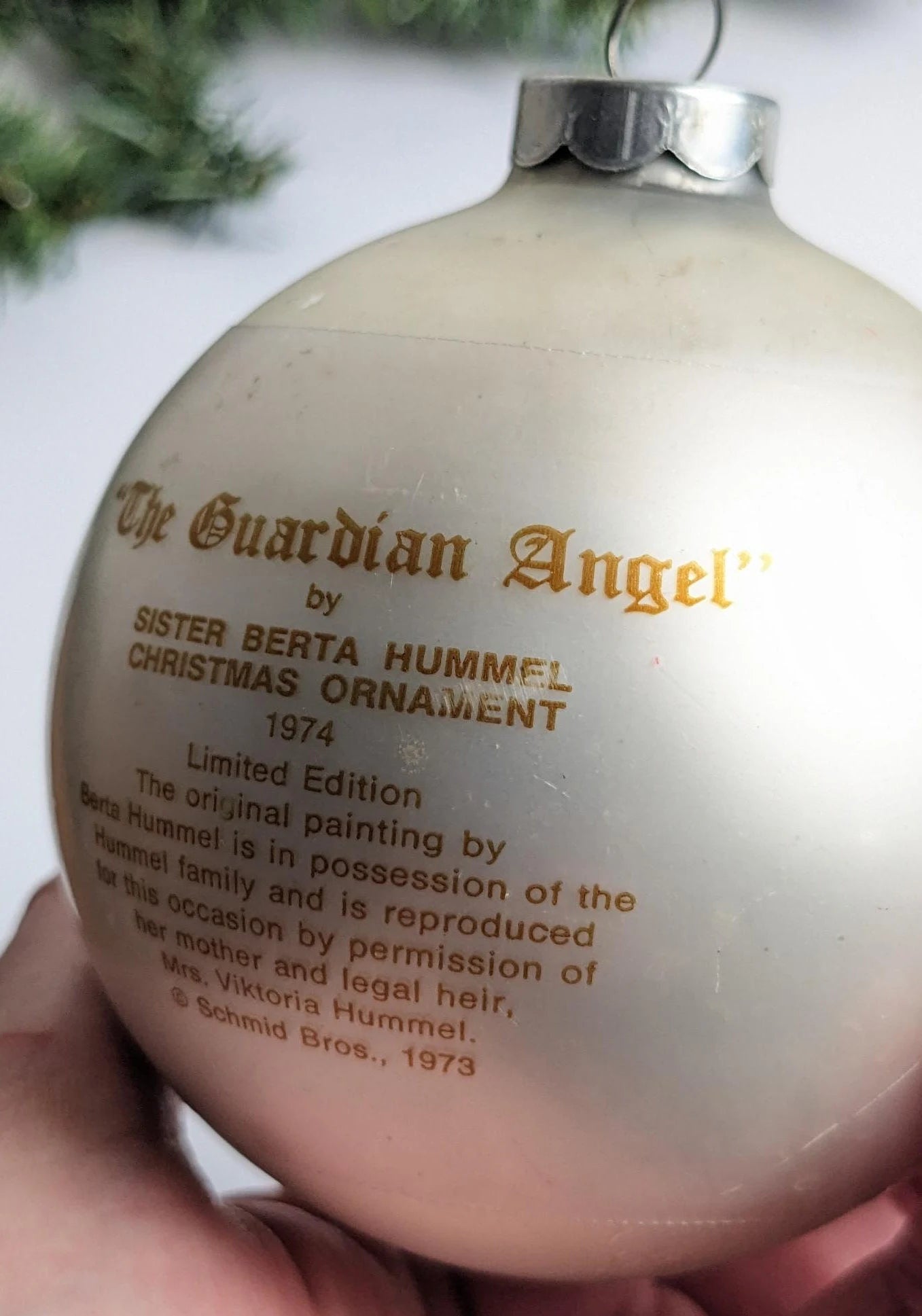 The Guardian Angel Christmas Ornament