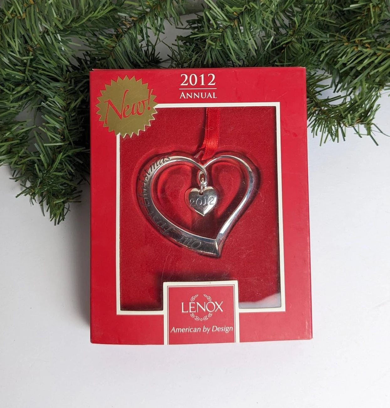 Lenox Heart 2012 First Christmas Ornament