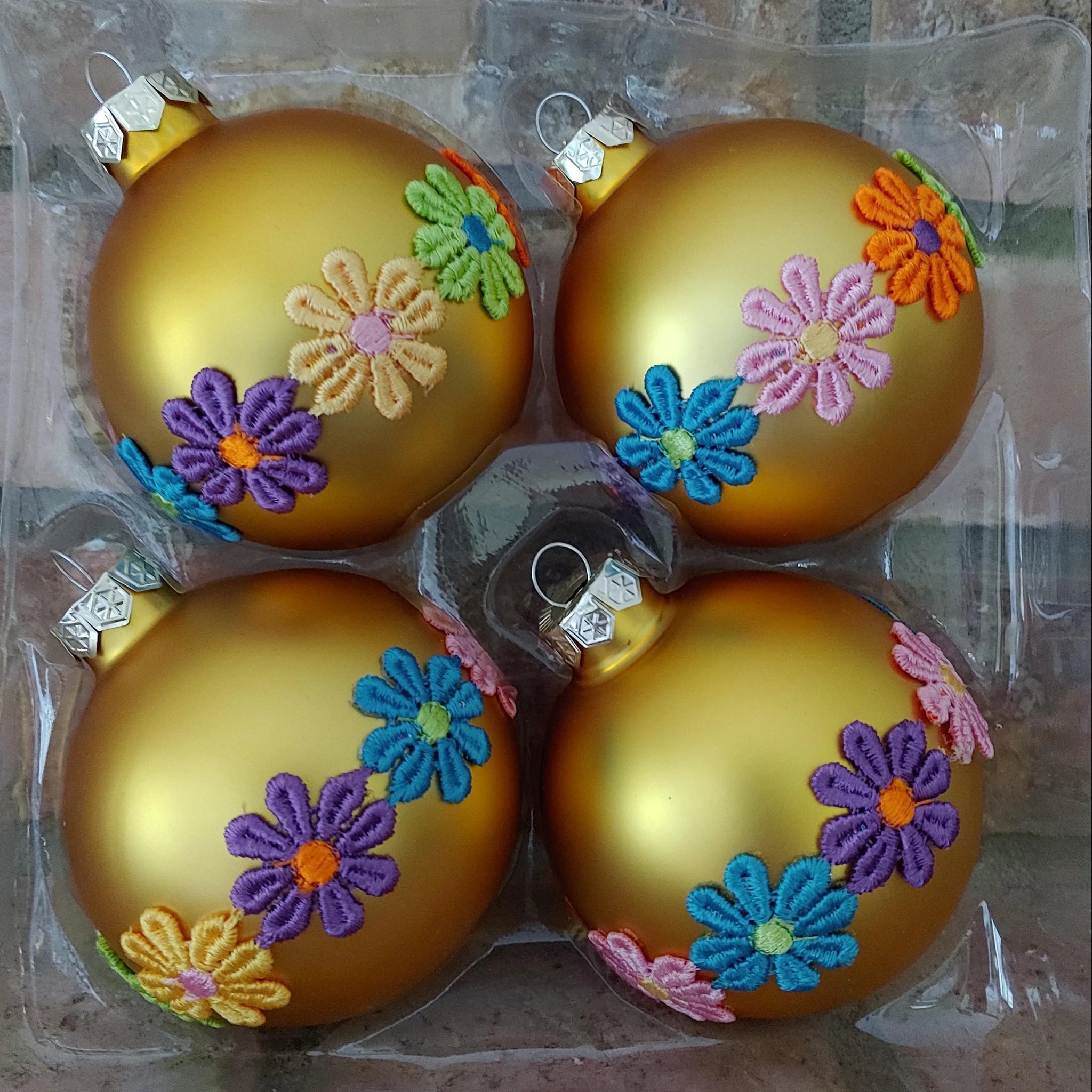 Vintage Boho Christmas Ornaments