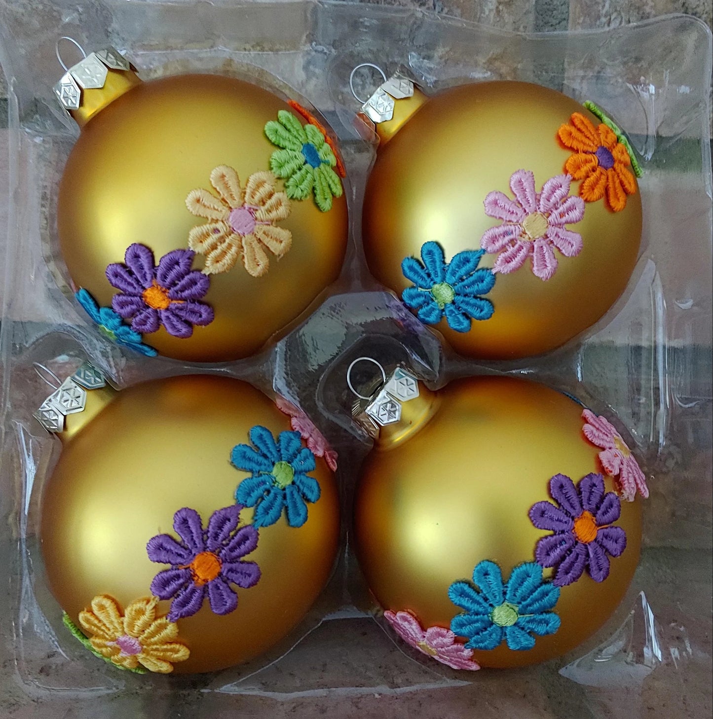 Vintage Boho Christmas Ornaments