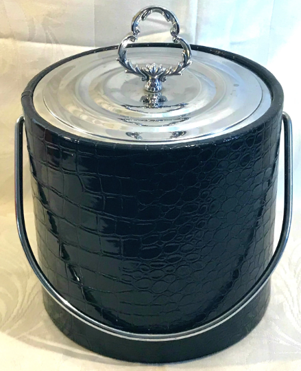 Vintage Ice Bucket with Lid