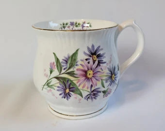 September Aster Flower Mug