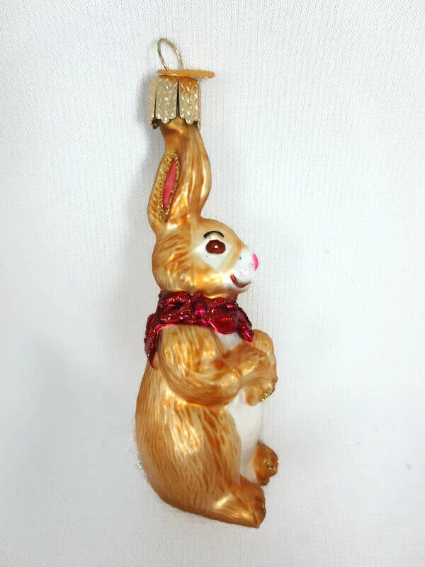 Bunny Rabbit Retired Old World Christmas Ornament