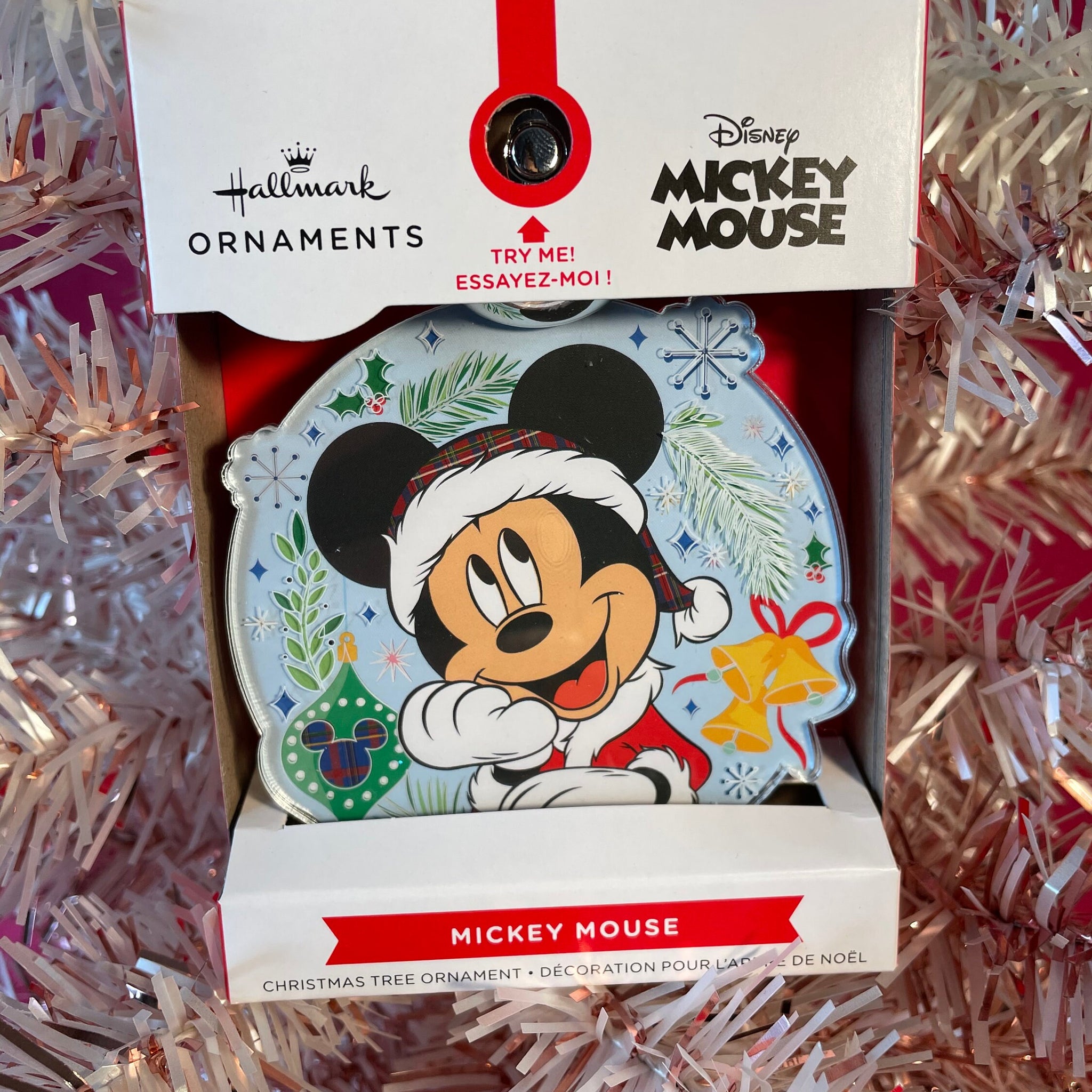 Mickey Mouse Light Up Ornament - Hallmark Keepsake Ornament 2021