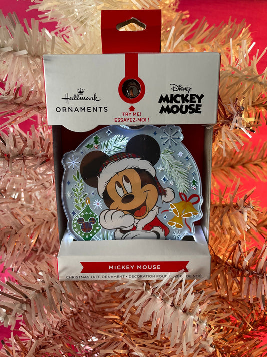 Mickey Mouse Light Up Ornament - Hallmark Keepsake Ornament 2021