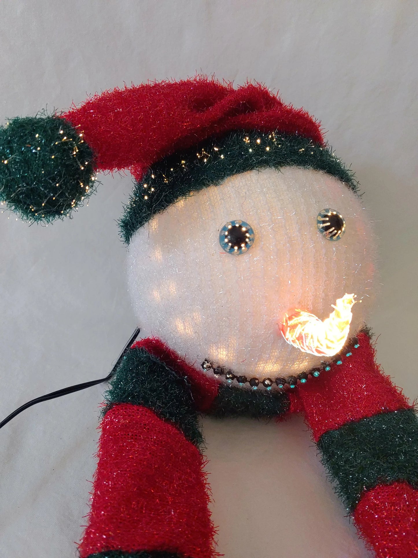 Kurt Adler Fiber Optic Light Up Snowman