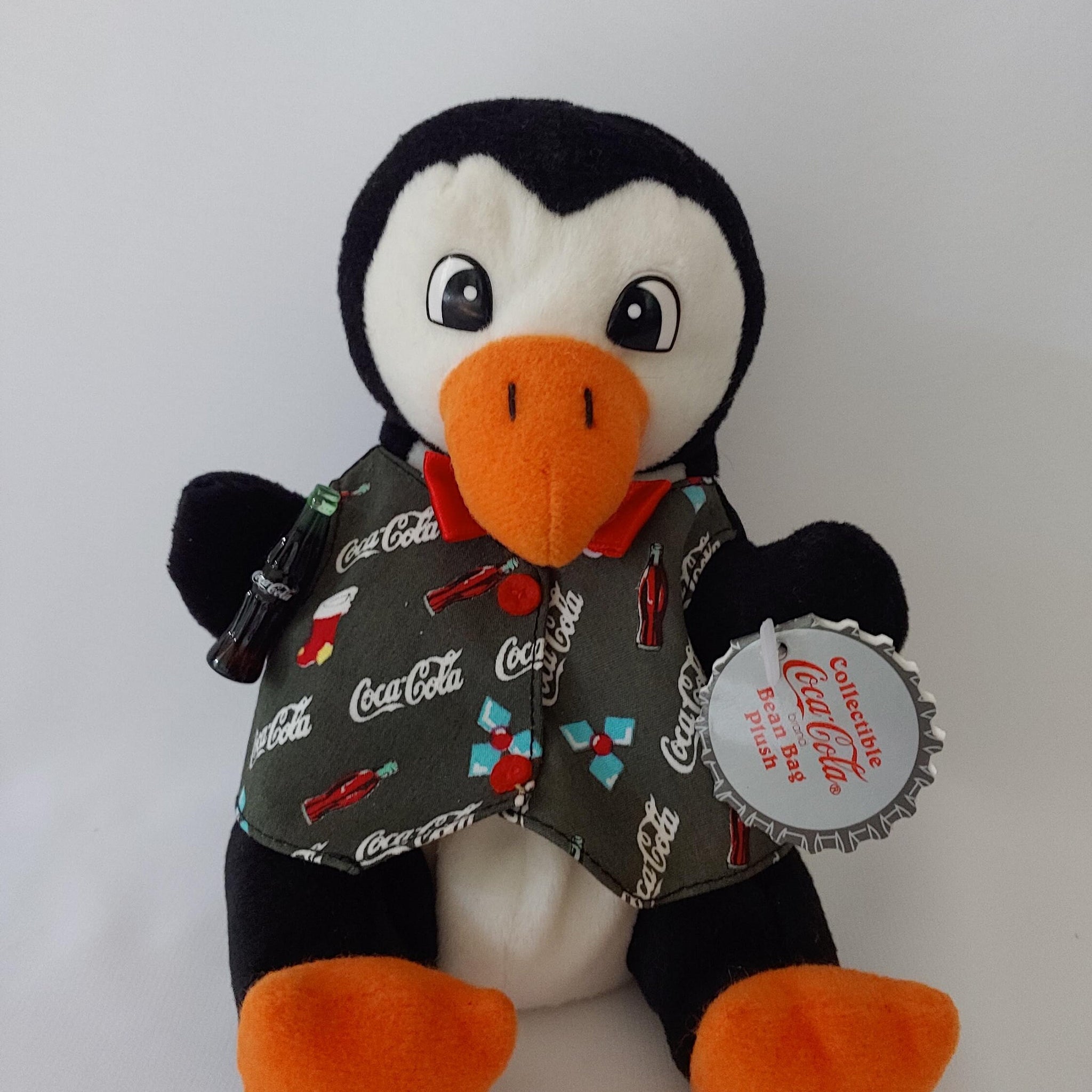 Vintage Coca Cola Bean Bag Penguin #0172