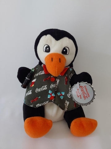 Vintage Coca Cola Bean Bag Penguin #0172