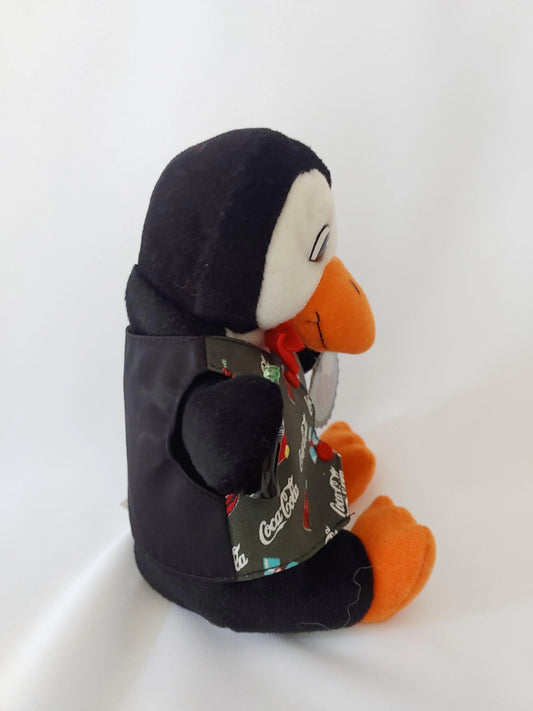 Vintage Coca Cola Bean Bag Penguin #0172