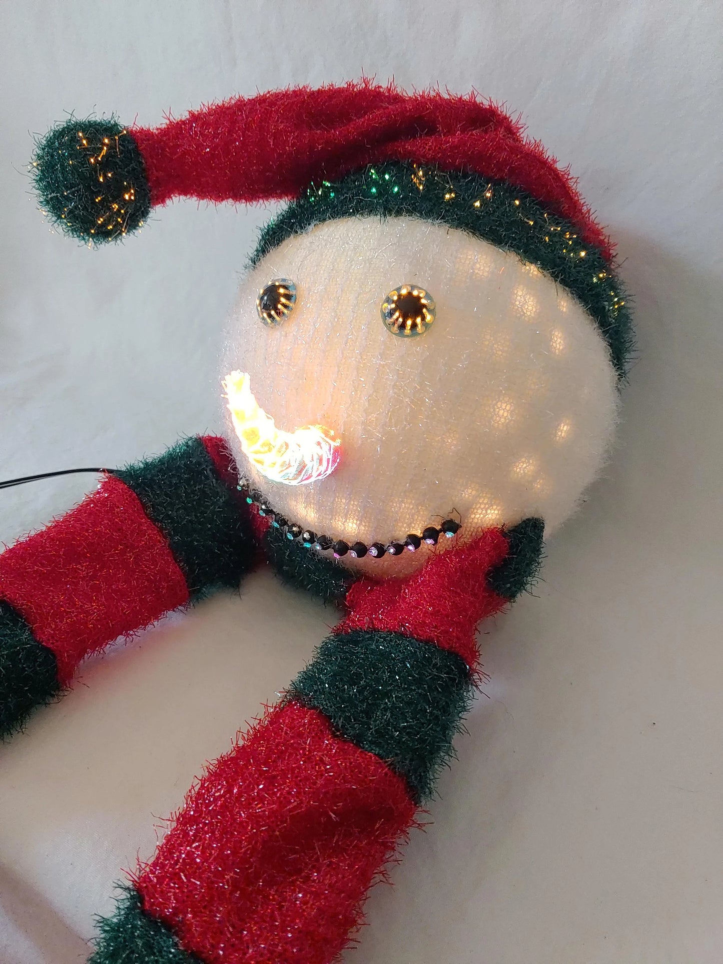 Kurt Adler Fiber Optic Light Up Snowman