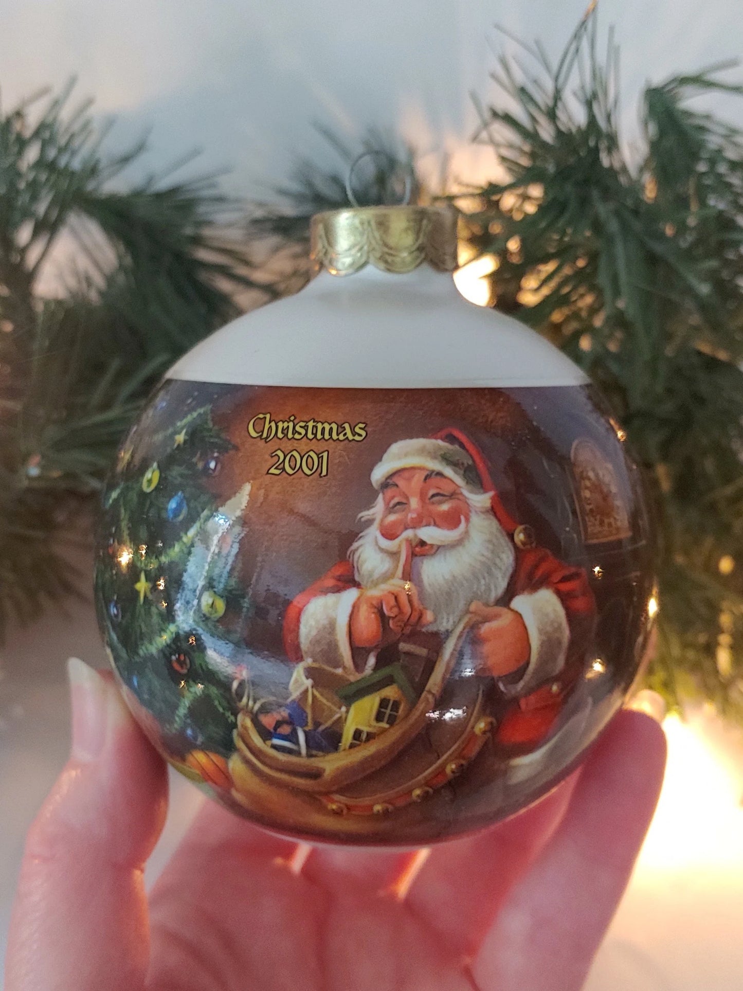 Jolly Visitor - Hallmark Keepsake Ornament 2001