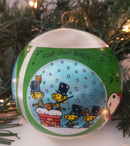 Peanuts Satin Ball Christmas Ornament