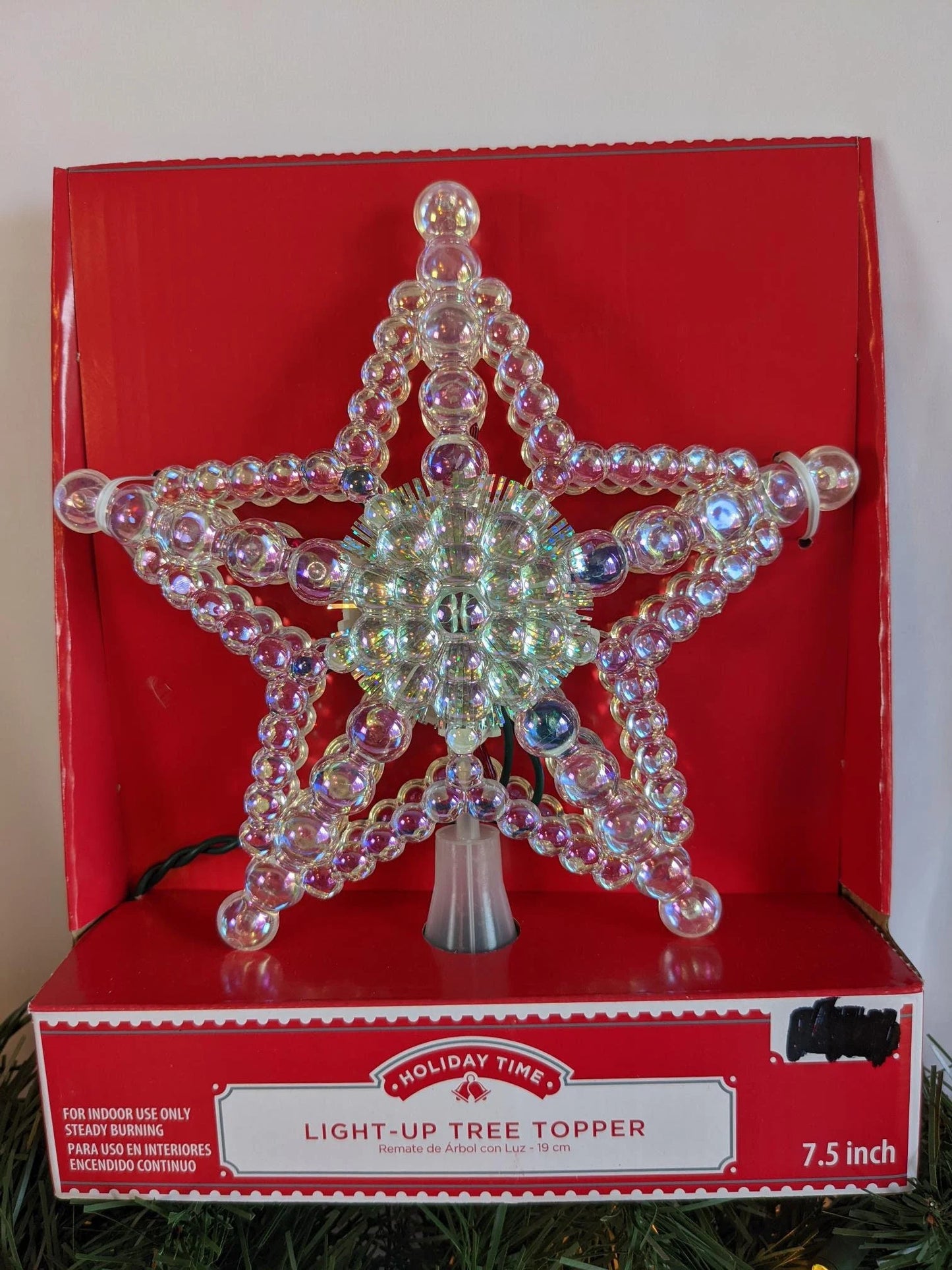 Light-Up Christmas Tree Star Topper