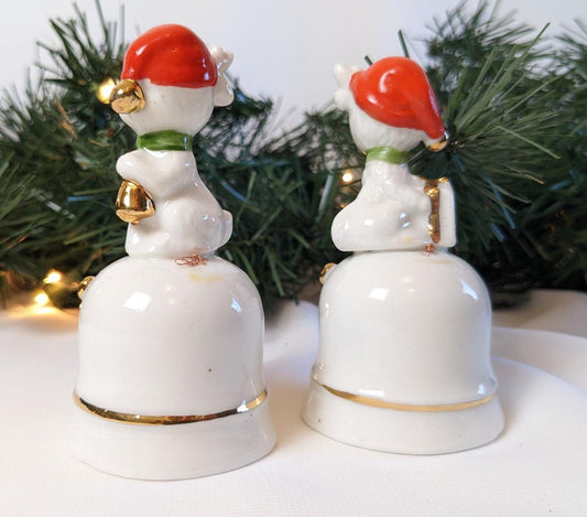 Vintage Reindeer Christmas Bells