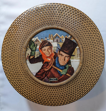 Tiny Tim Embossed Fruit Cake Tin