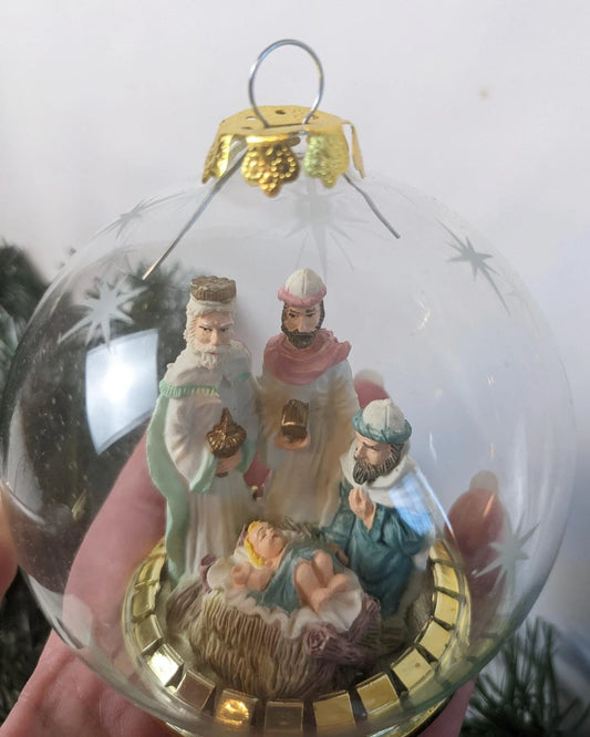 House of Lloyd 'Three Kings' Vintage 1994 Ornament with Stand