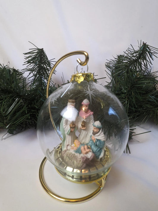 House of Lloyd 'Three Kings' Vintage 1994 Ornament with Stand