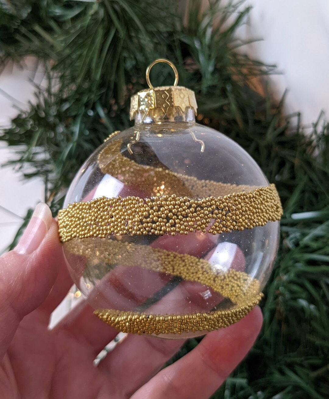 Krebs Gold Victorian Christmas Ornament Set