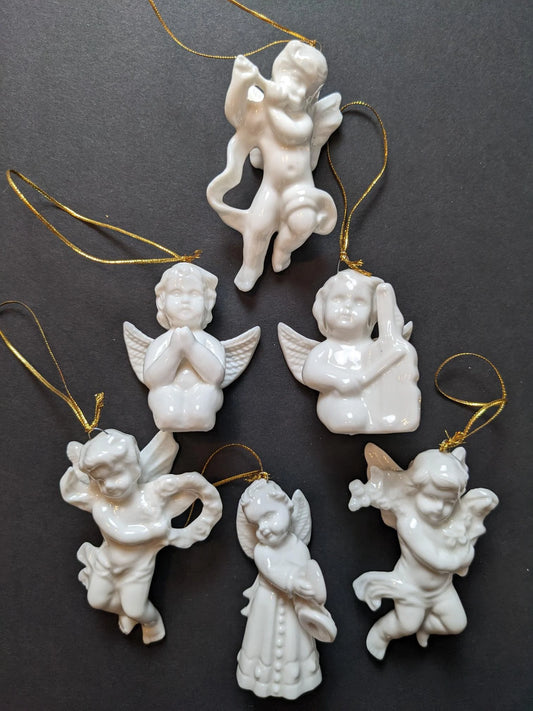 Vintage Angel Christmas Ornaments