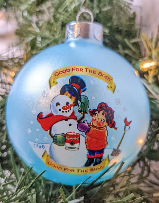 Vintage Campbell's Soup Christmas Ornament