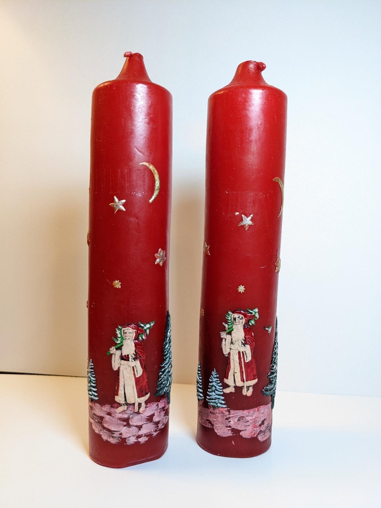 Lady Brett Red Christmas Candles