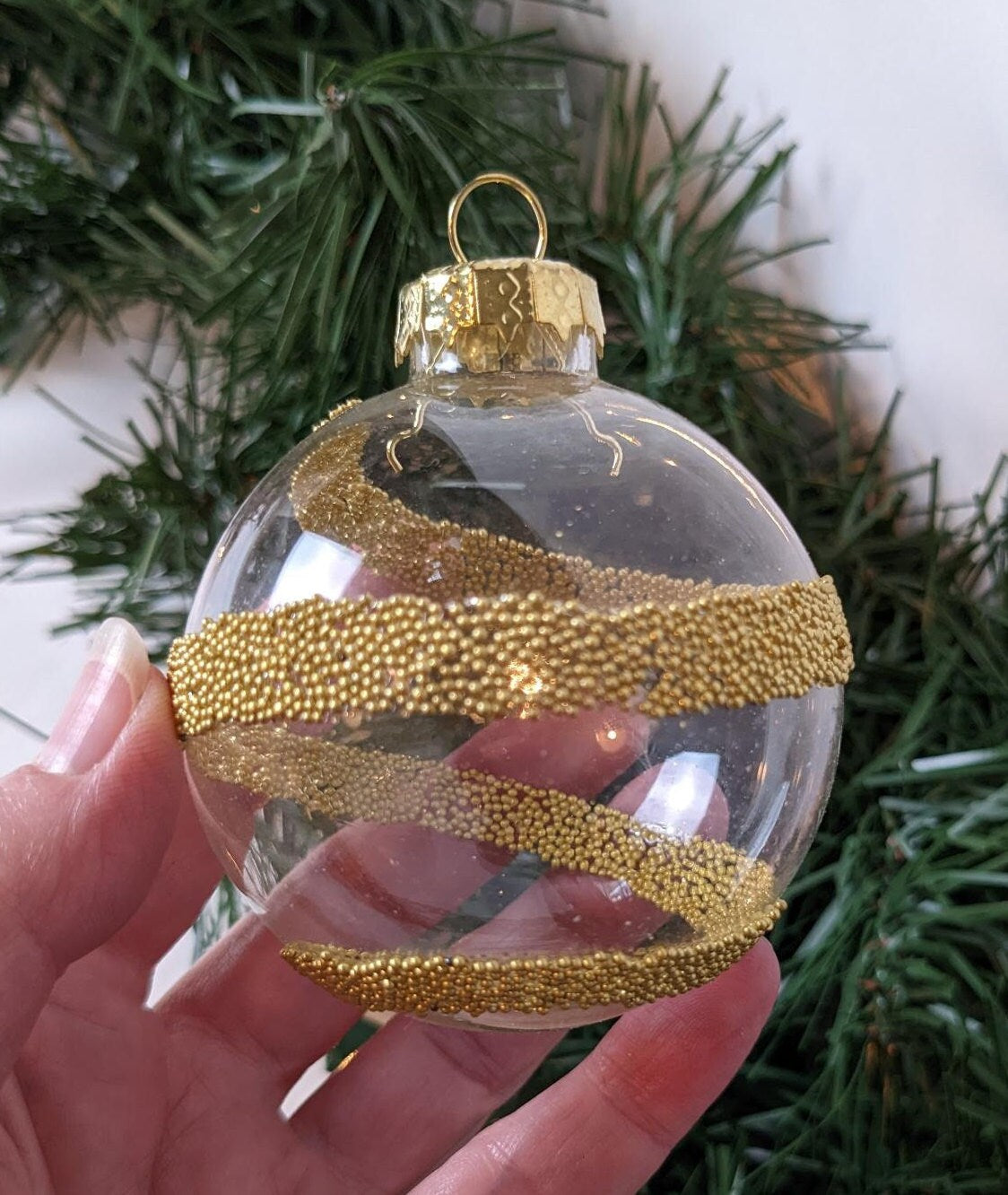 Krebs Gold Victorian Christmas Ornament Set
