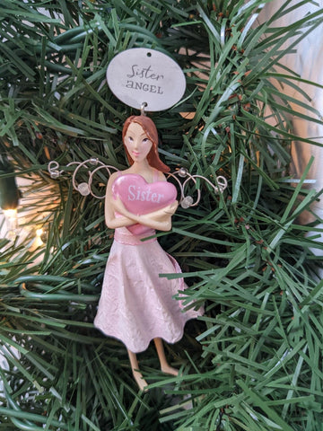 Sister Angel Christmas Ornament