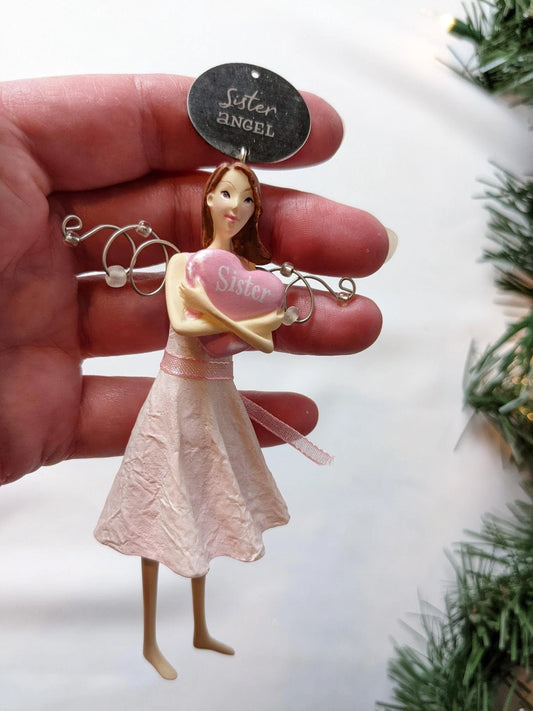 Sister Angel Christmas Ornament