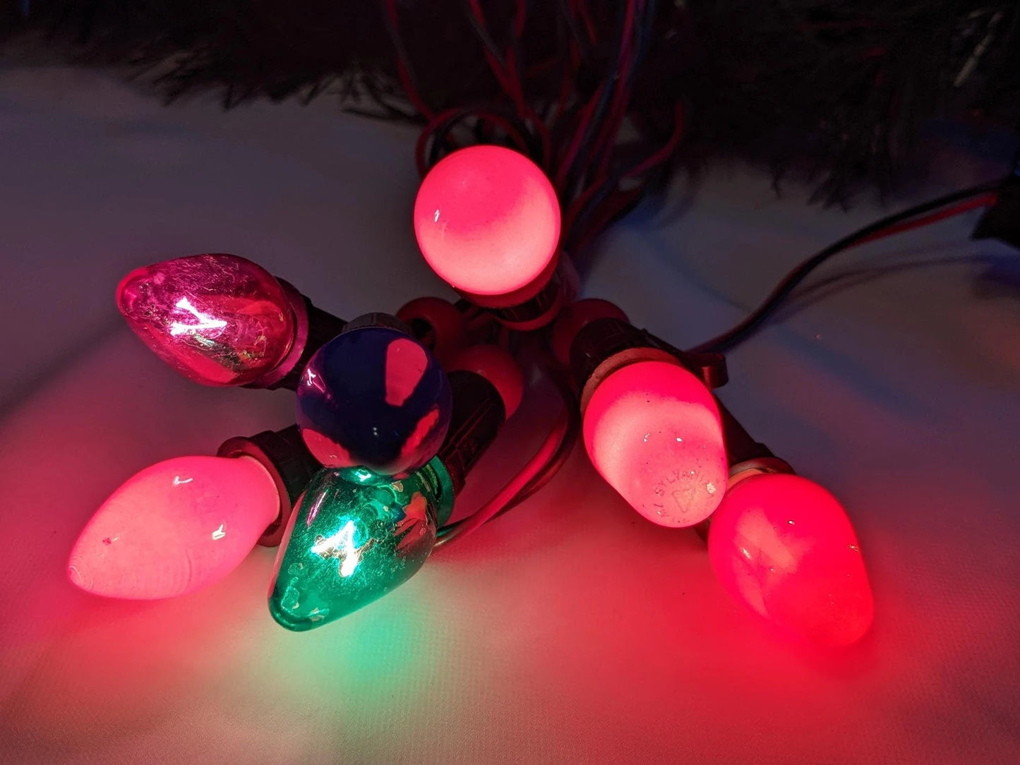 Vintage Christmas String Lights