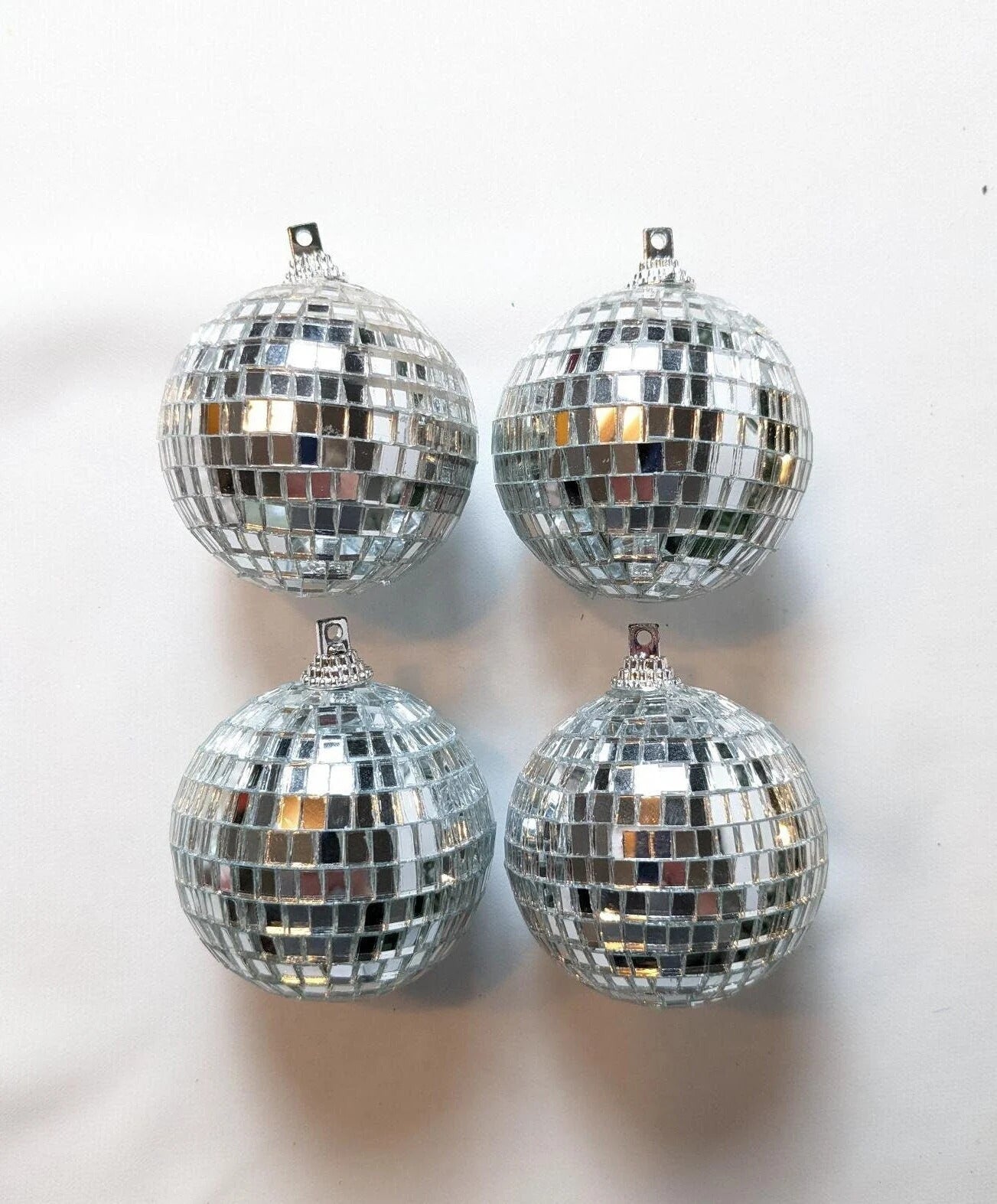 Mirrored Disco Ball Christmas Ornaments