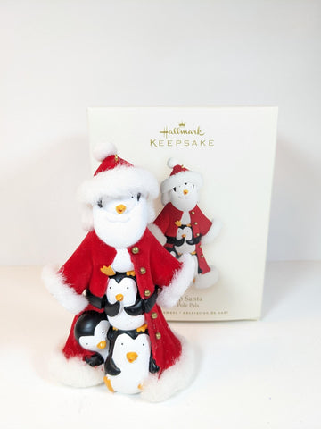 Tip Top Santa South Pole Pals Christmas Ornament