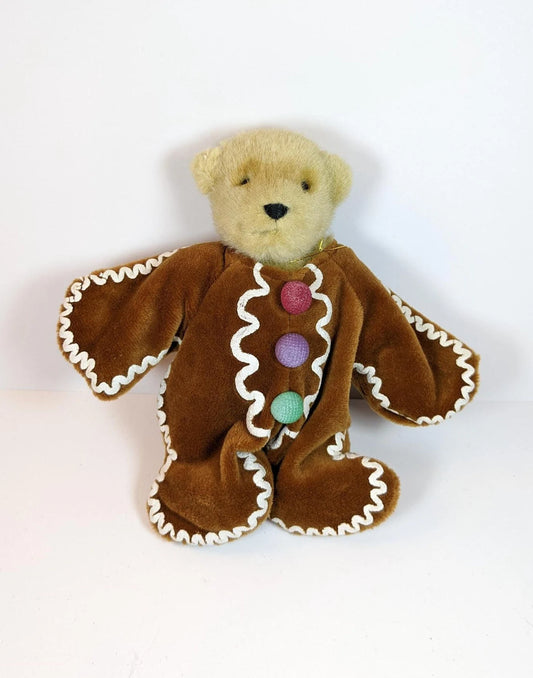 Muffy 1992 North American GingerBear Plush Stuffed Animal