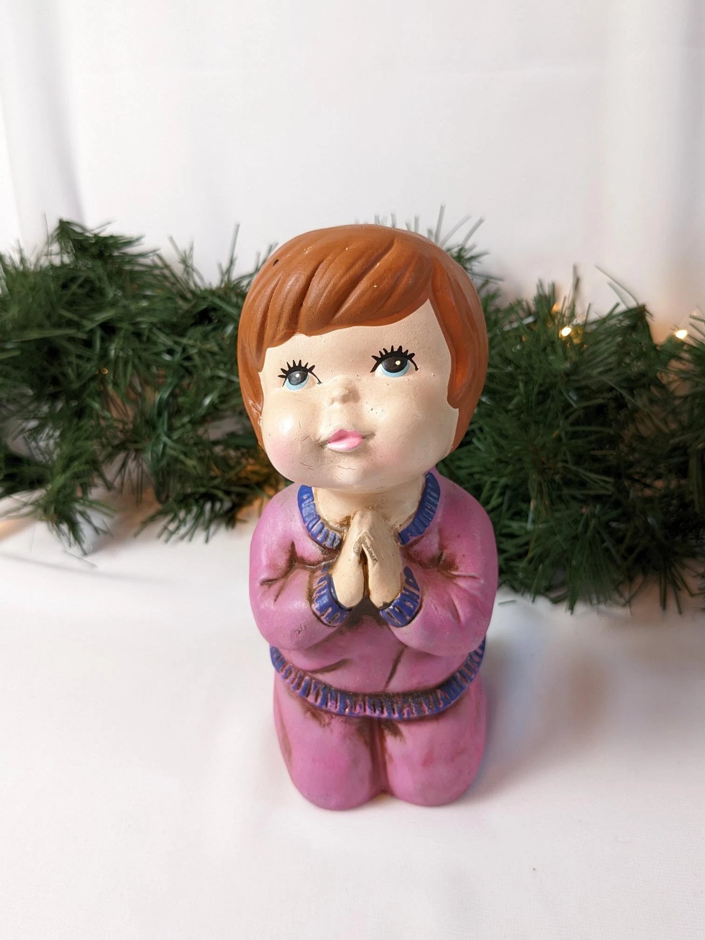 Vintage Homco Praying Child Figurine