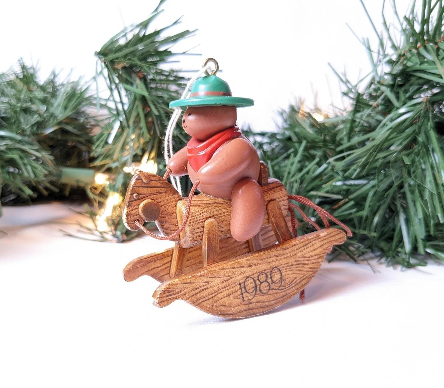 Vintage Rocking Horse Christmas Ornament