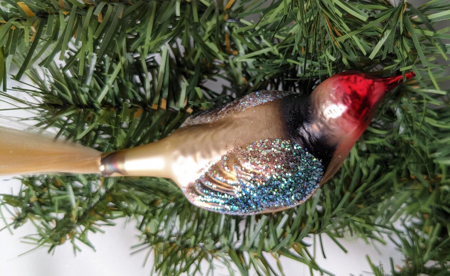 Bird Clip Ornament Retired Old World Christmas Inge Glas Ornament