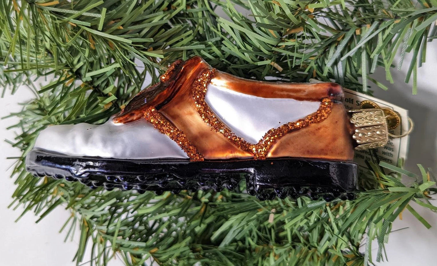 Golf Shoe Retired Old World Christmas Ornament