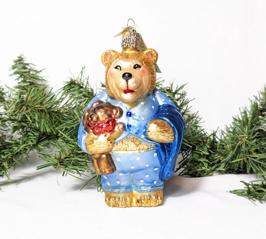Bedtime Bear Retired Old World Christmas Ornament