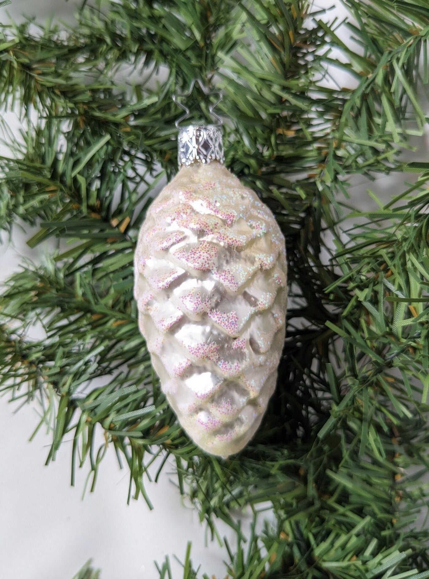 Pinecone Inge Glas Retired Old World Christmas Ornament