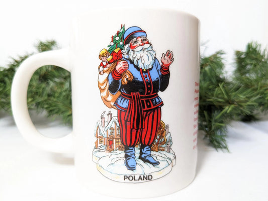 1991 Santa of the Nations Vintage Mug