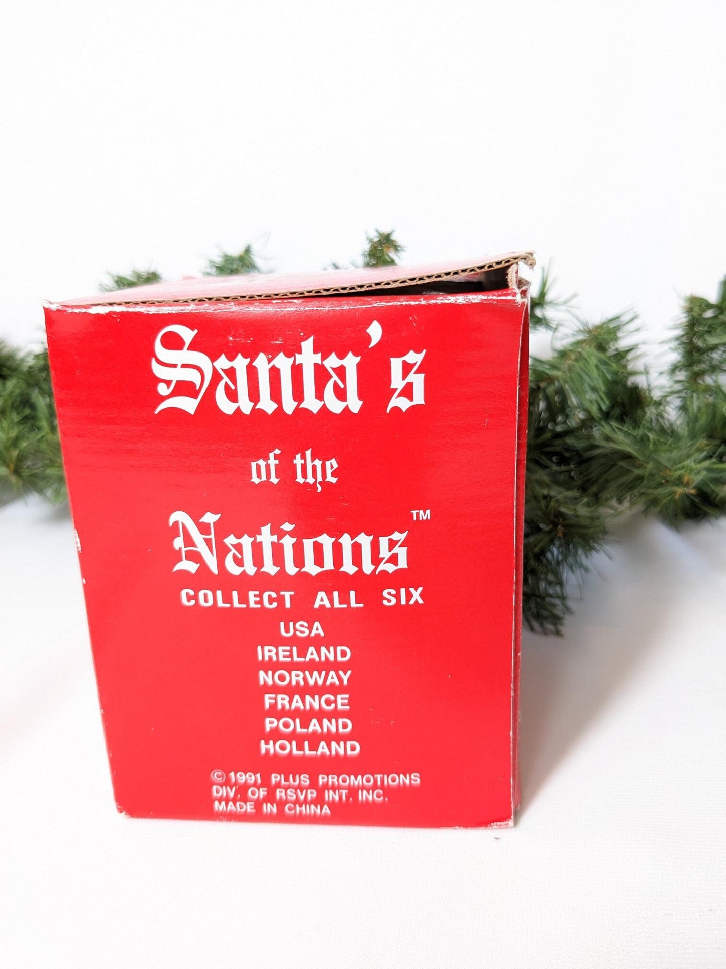 1991 Santa of the Nations Vintage Mug