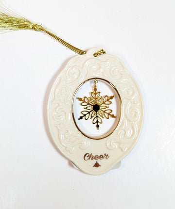 Lenox Snowflake Christmas Ornament