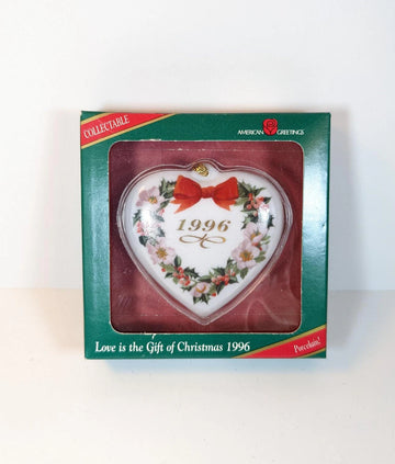 Vintage 1996 American Greetings "Love Is the Gift of Christmas" Ornament