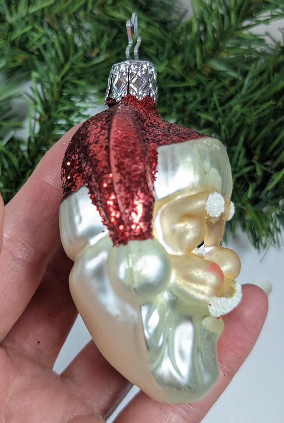 Santa Claus Retired Old World Christmas Inge Glas Ornament