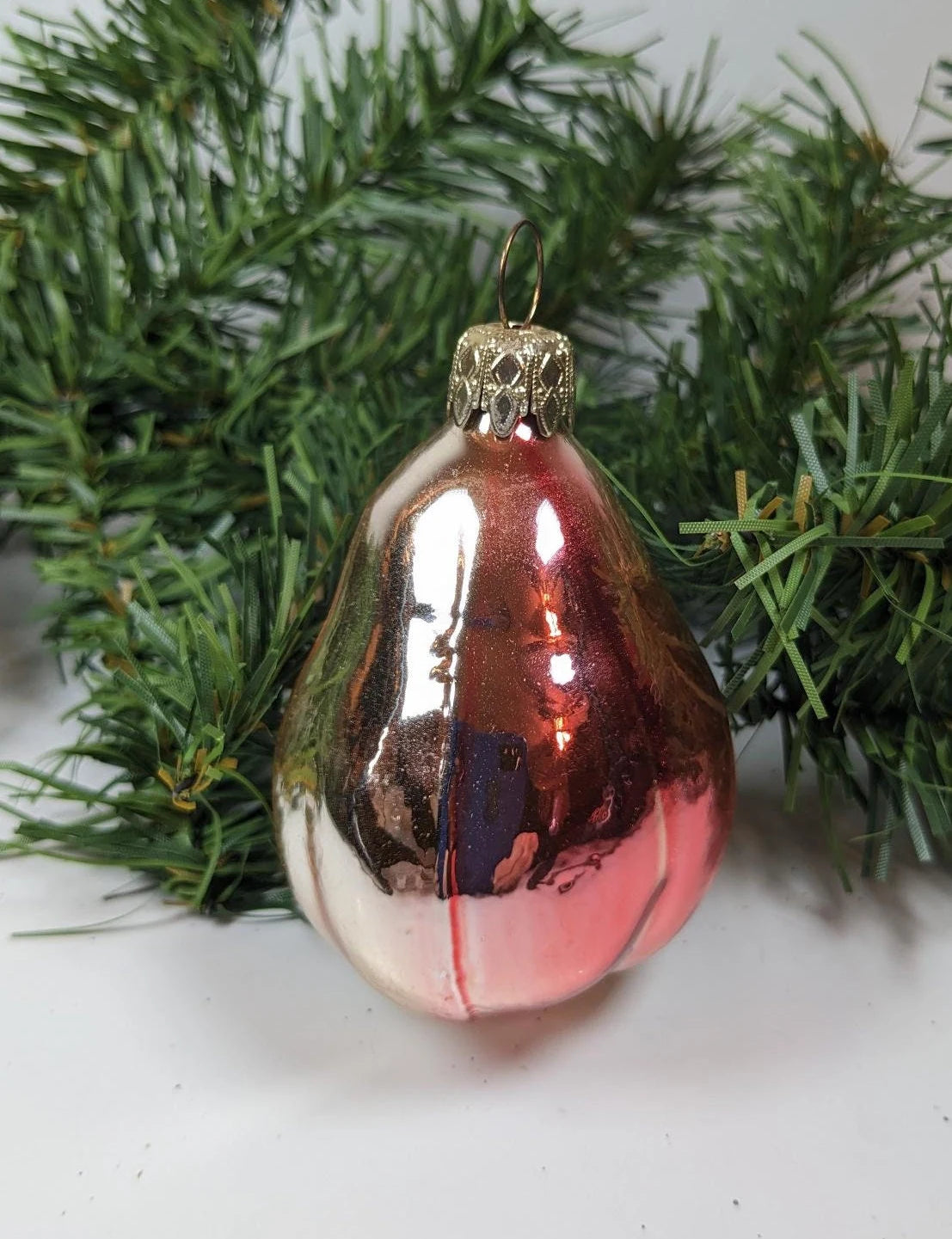 Kurt Adler Pear Christmas Ornament