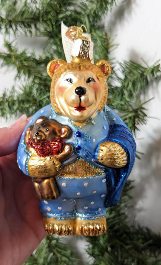 Bedtime Bear Retired Old World Christmas Ornament